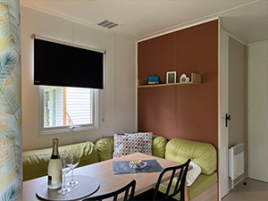 Chalet Sitzecke Camping im Eichenwald Mietchalet Sitzecke Camping im Eichenwald