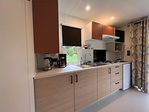 Chalet Küche Camping im Eichenwald Küche Mietchalet Camping im Eichenwald